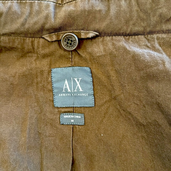 A/X Armani Exchange Hooded Jacket Coat 100% Cotton 💙 - Picture 12 of 13